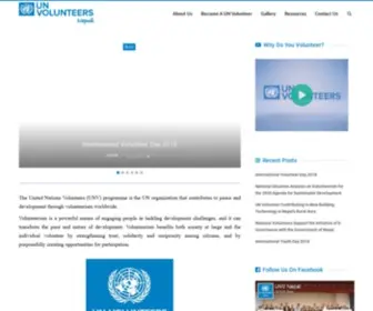 UNV.org.np(UNV Nepal) Screenshot