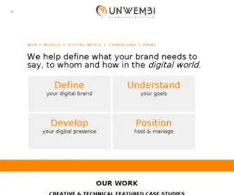 Unwembi.co.za(Web design) Screenshot