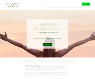 Unwind-Massagetherapy.com(Unwind Massage Therapy) Screenshot