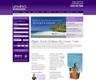 UnwindWorldwide.com(Unwind Worldwide) Screenshot