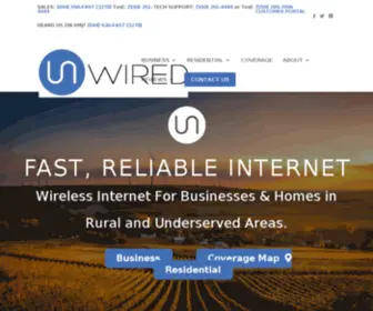 Unwiredbb.com(UnWired Broadband) Screenshot