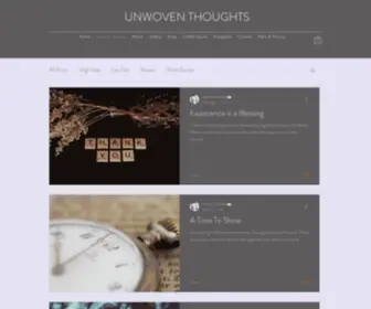 Unwoventhoughts.com(Gabrielle Madison) Screenshot