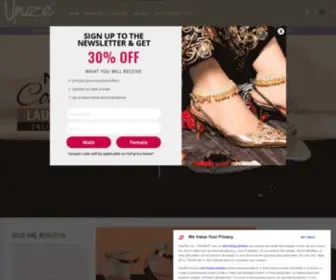 Unze.co.uk(Women Shoes) Screenshot