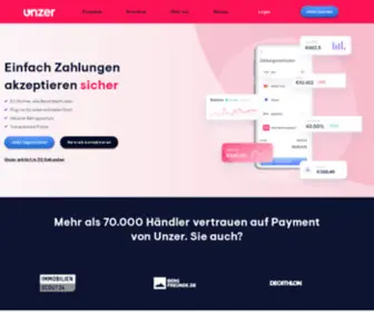 Unzer.com(unzer) Screenshot