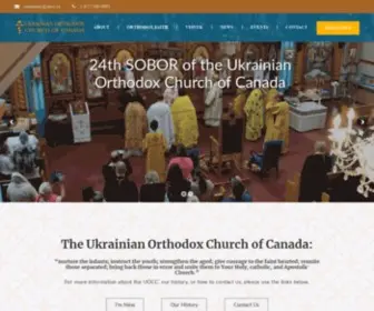 Uocc.ca(Ukrainian Orthodox Church of Canada (UOCC)) Screenshot