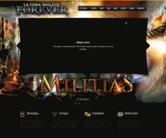 Uoforever.com(Ultima Online nostalgia) Screenshot