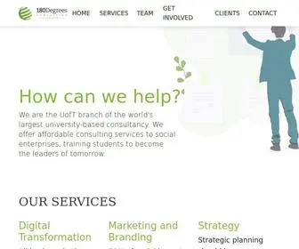 Uoft180DC.org(180 Degrees Consulting) Screenshot