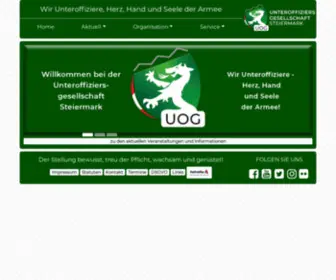 Uog-ST.at(Unteroffiziersgesellschaft Steiermark) Screenshot