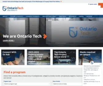 Uoit.ca(Ontario tech university) Screenshot