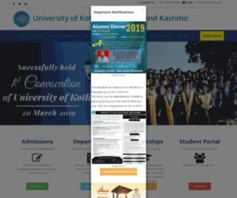 Uokajk.edu.pk(University of Kotli Azad Jammu and Kashmir) Screenshot