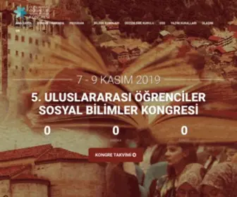 Uokongresi.org(Uluslararası) Screenshot