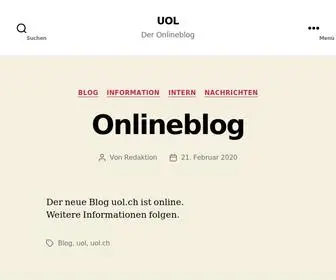 Uol.ch(Der Onlineblog) Screenshot