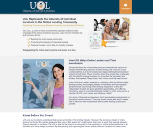 Uol.org(The Union of Online Lenders) Screenshot