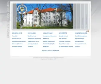 Uoradea.ro(Universitatea din Oradea) Screenshot