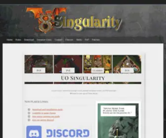 Uosingularity.com(Singularity) Screenshot