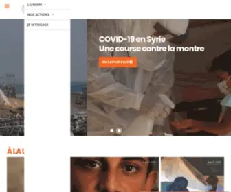 Uossm.fr(UOSSM FRANCE) Screenshot