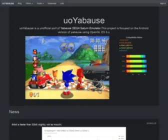Uoyabause.org(Uoyabause) Screenshot