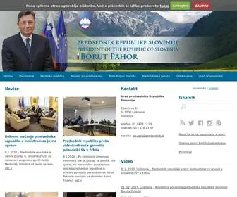 UP-RS.si(Predsednica Republike Slovenije) Screenshot