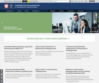 UP.krakow.pl(Uniwersytet Komisji Edukacji Narodowej w Krakowie) Screenshot