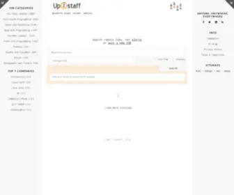 UP2Staff.com(Anyone, anywhere, everywhere) Screenshot