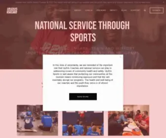 UP2Us.org(Up2Us Sports) Screenshot