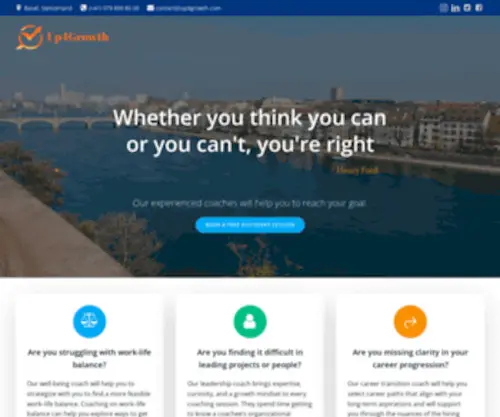 UP4Growth.com(Personalized Coaching) Screenshot