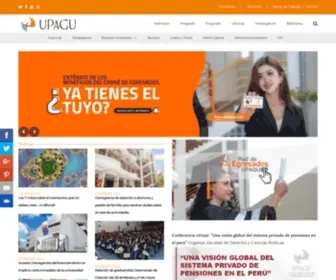 Upagu.edu.pe(Universidad Privada Antonio Guillermo Urrelo) Screenshot