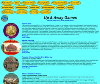 Upandawaygames.com(Up & Away Games) Screenshot