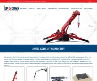 Upanddown.ca(Up and Down Lifting Solutions) Screenshot