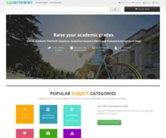 Upanswer.com(Homework Answers) Screenshot