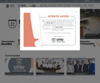 Upav.edu.mx(Universidad) Screenshot