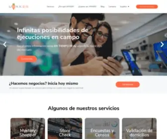 Upaxer.com(Investigación de mercados en tiempo real) Screenshot