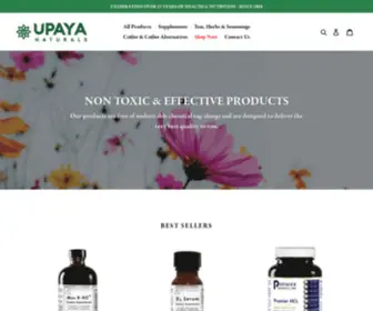 Upayanaturals.us(Upaya Naturals Inc) Screenshot