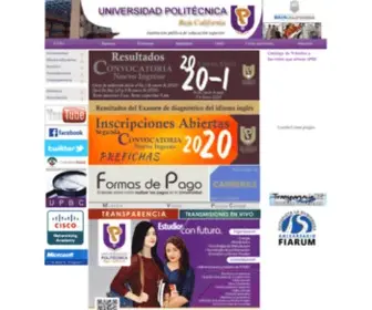 UPBC.edu.mx(UNIVERSIDAD POLITECNICA DE BAJA CALIFORNIA) Screenshot