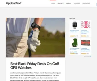 Upbeatgolf.com(UpBeatGolf) Screenshot