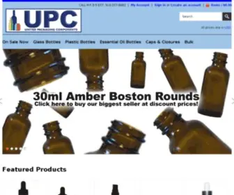 UPC-Bottles.com(UPC Packaging) Screenshot