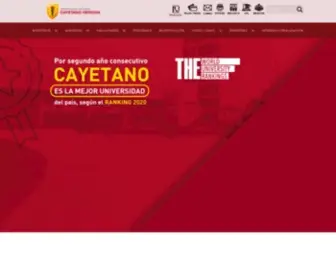UPCH.edu.pe(Universidad Peruana Cayetano Heredia) Screenshot