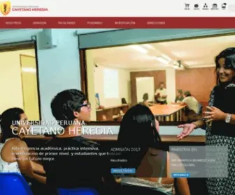 UPCH.pe(Universidad Peruana Cayetano Heredia) Screenshot