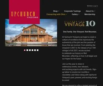 Upchurchvineyard.com(Upchurch Vineyard) Screenshot