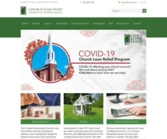 Upciloanfund.org(Church Loan Fund) Screenshot