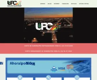 Upcnecochea.com.ar(Usina Popular Cooperativa de Necochea "SEBASTIÁN DE MARÍA") Screenshot