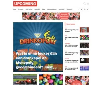 Upcoming.nl(Het onmisbare actualiteitenplatform voor de internetgeneratie) Screenshot