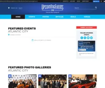 Upcomingevents.com(Upcoming Events Philadelphia & South Jersey) Screenshot