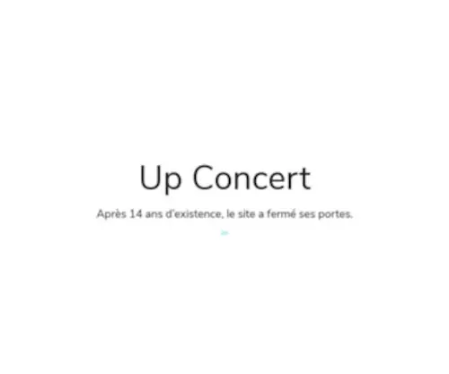 Upconcert.fr(Up Concert) Screenshot