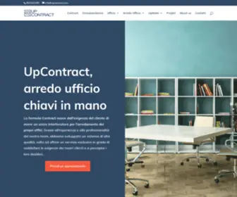 Upcontract.it(Arredamento personalizzato per ufficio) Screenshot