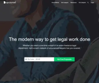 Upcounsel.com(Top Attorneys on Demand) Screenshot