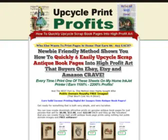 Upcycleprintprofits.com(Upcycleprintprofits) Screenshot
