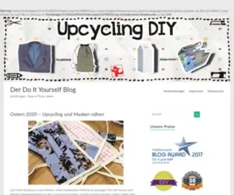 Upcycling-Diy.de(Der Do It Yourself Blog) Screenshot