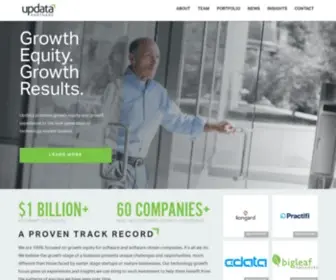 Updata.com(Growth Equity for Technology Leaders) Screenshot