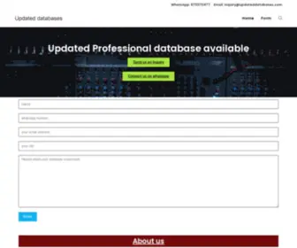 Updateddatabases.com(Updated databases) Screenshot